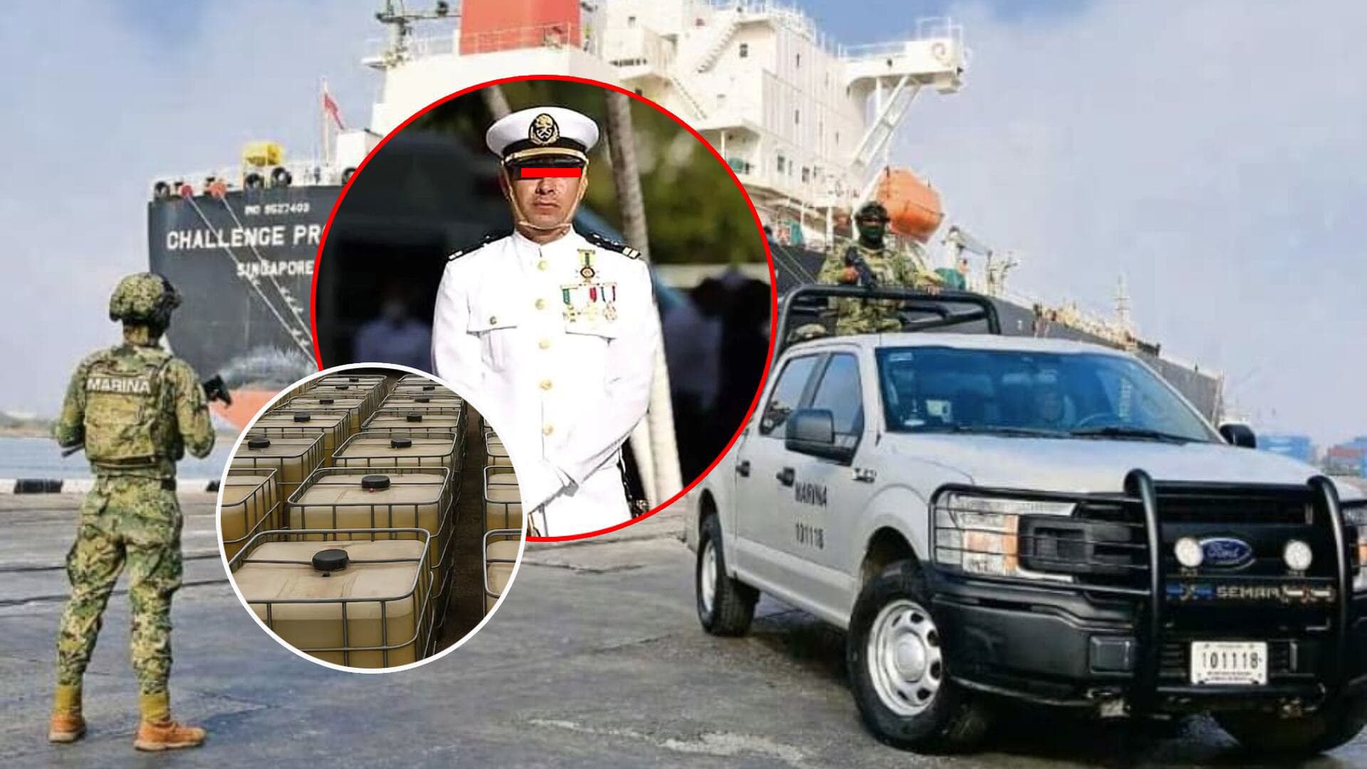 Detienen a vicealmirante de la Marina en operativo contra huachicoleo